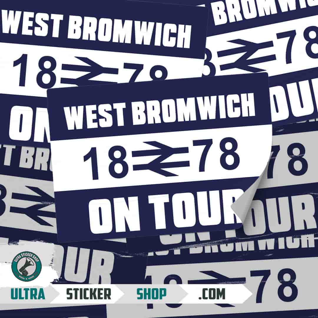 West Bromwich 1878 on tour Stickers
