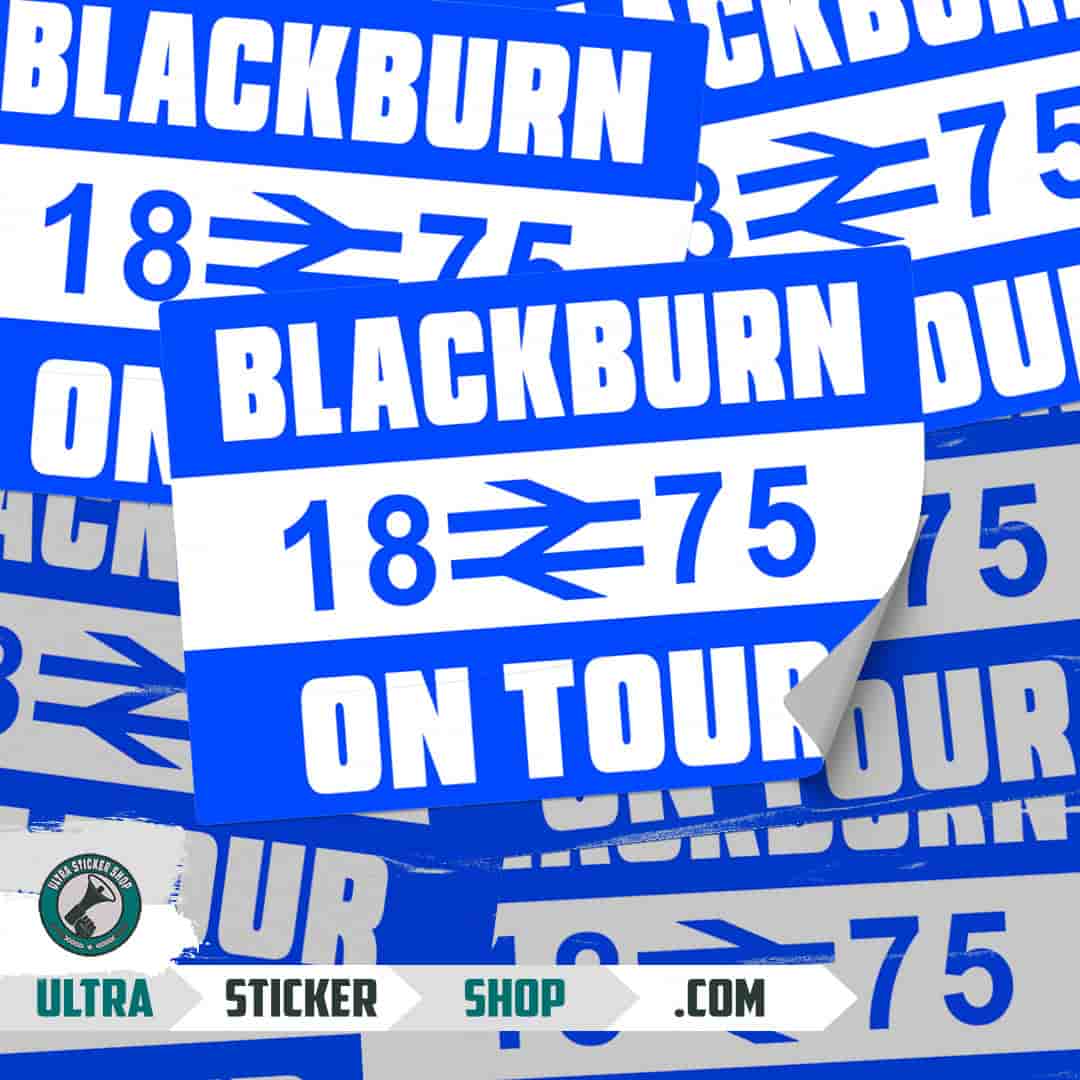 Blackburn 1875 on tour Stickers