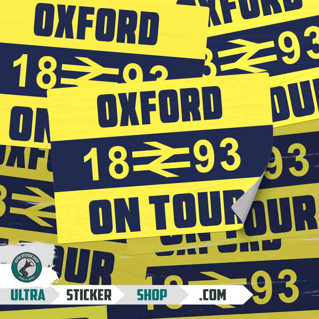 Oxford 1893 on tour Stickers