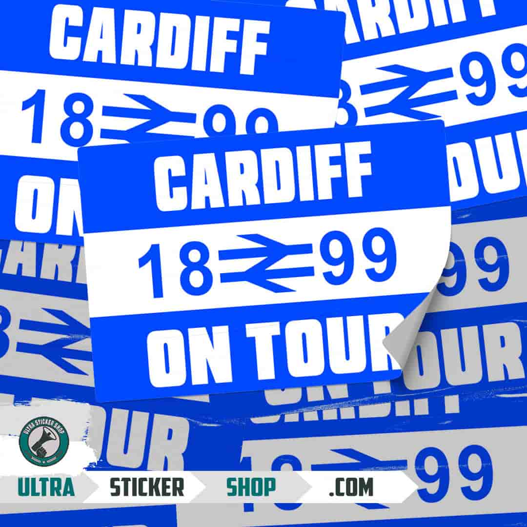 Cardiff 1899 on tour Stickers