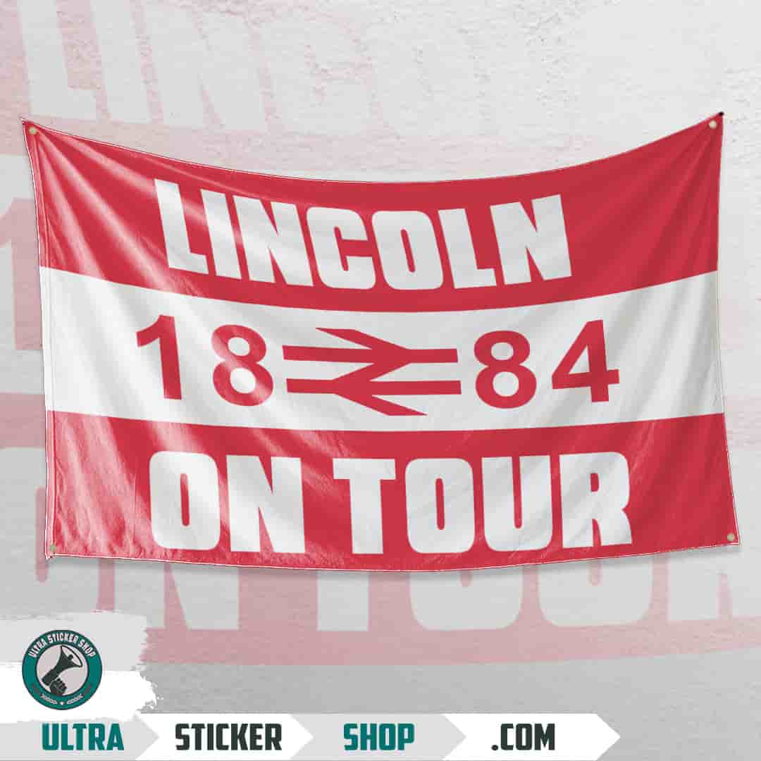 Lincoln 1884 on tour Flag