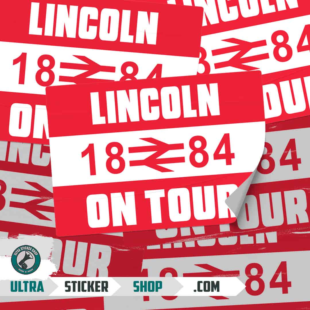 Lincoln 1884 on tour Stickers