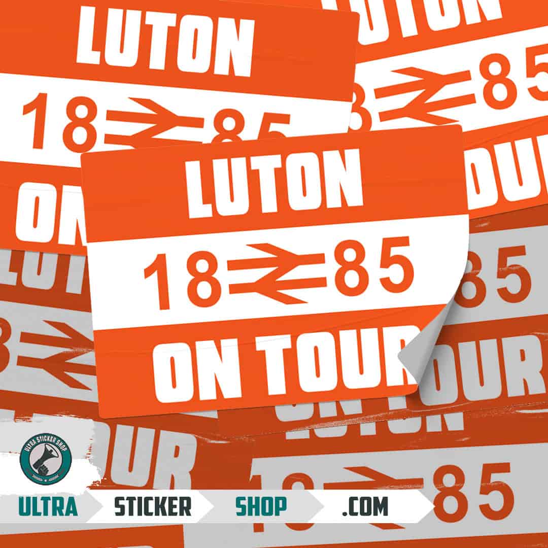 Luton 1885 on tour Stickers