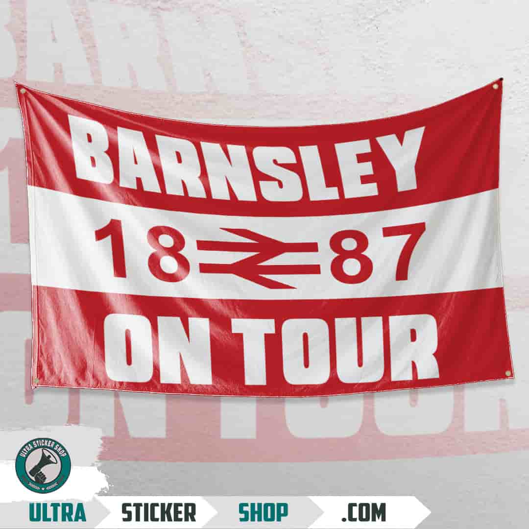 Barnsley 1887 on tour Flag