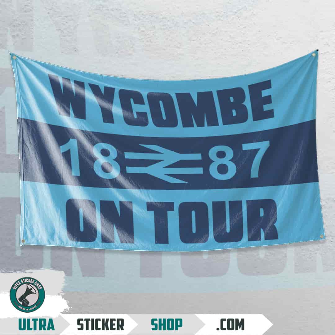 Wycombe 1887 on tour Flag