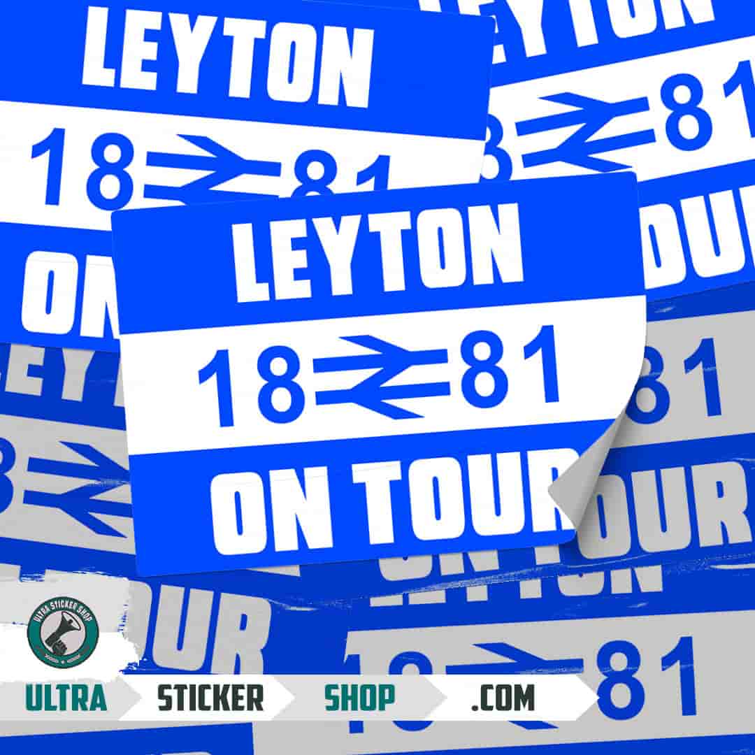 Leyton 1881 on tour Stickers