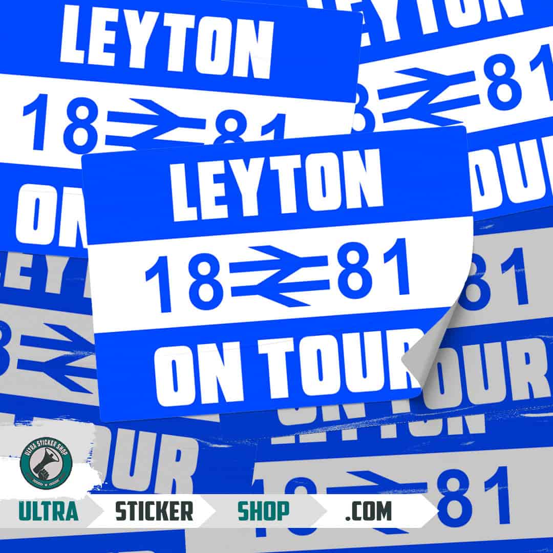Leyton 1881 on tour Stickers