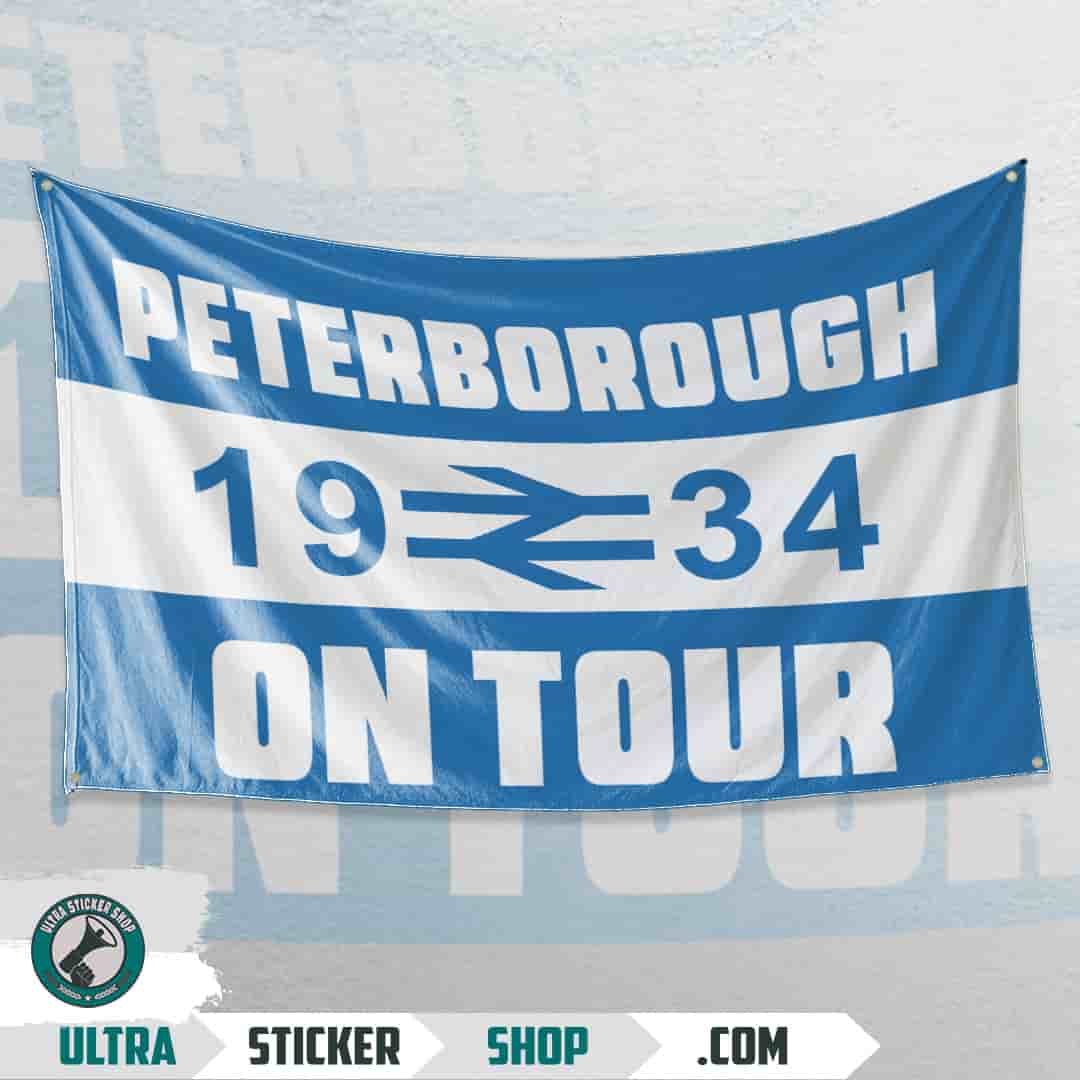 Peterborough 1934 on tour Flag