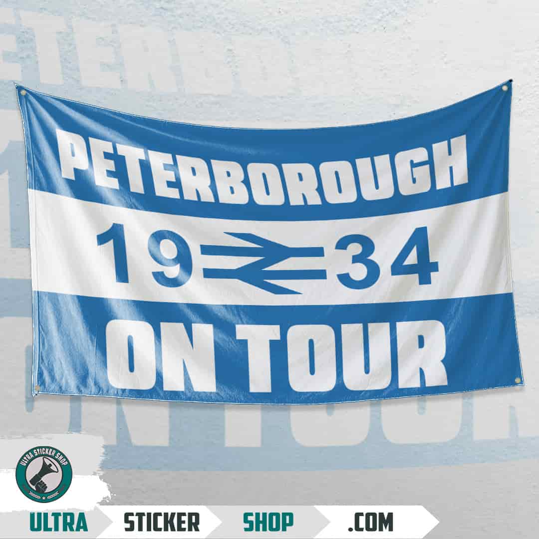 Peterborough 1934 on tour Flag