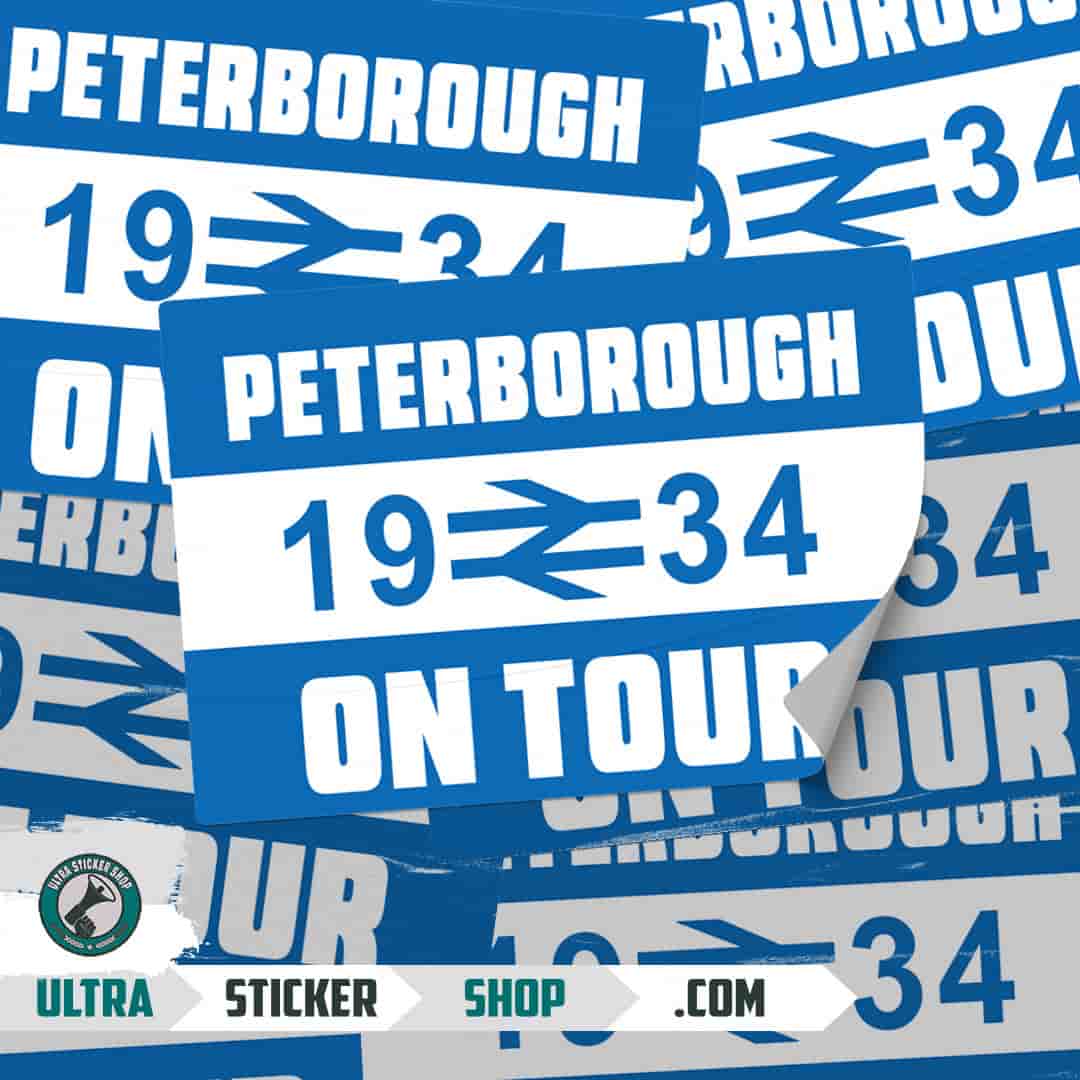 Peterborough 1934 on tour Stickers