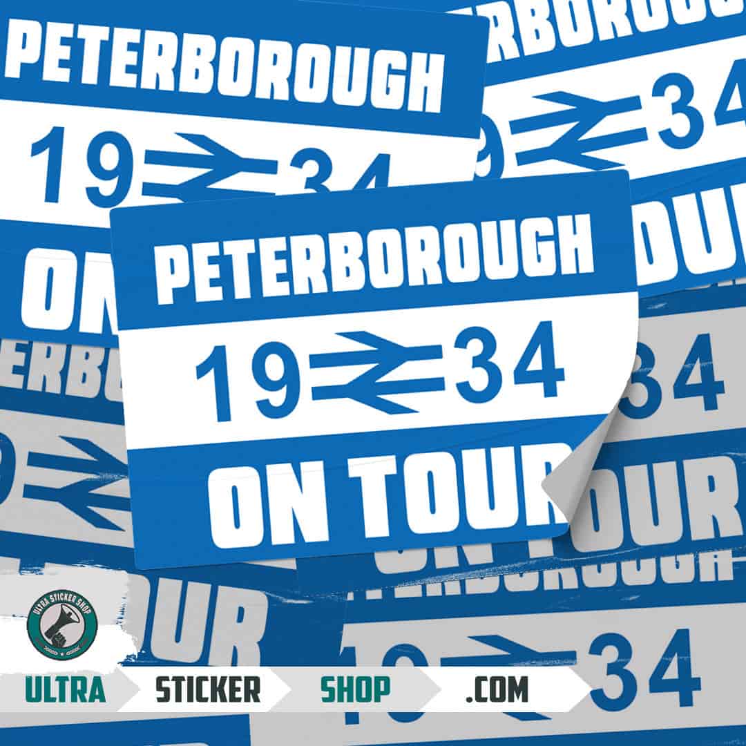 Peterborough 1934 on tour Stickers