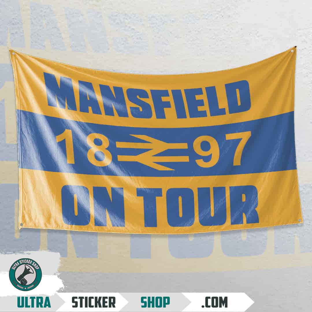 Mansfield 1897 on tour Flag