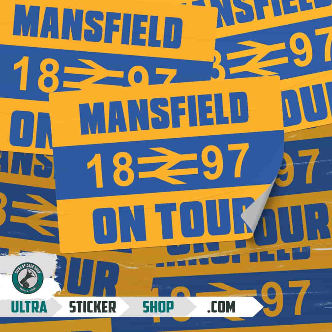 Mansfield 1897 on tour Stickers