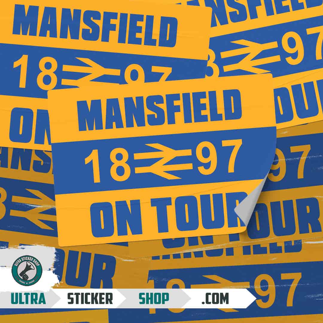 Mansfield 1897 on tour Stickers