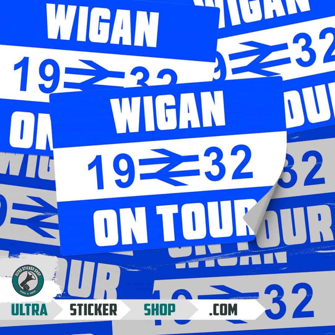 Wigan 1932 on tour Stickers