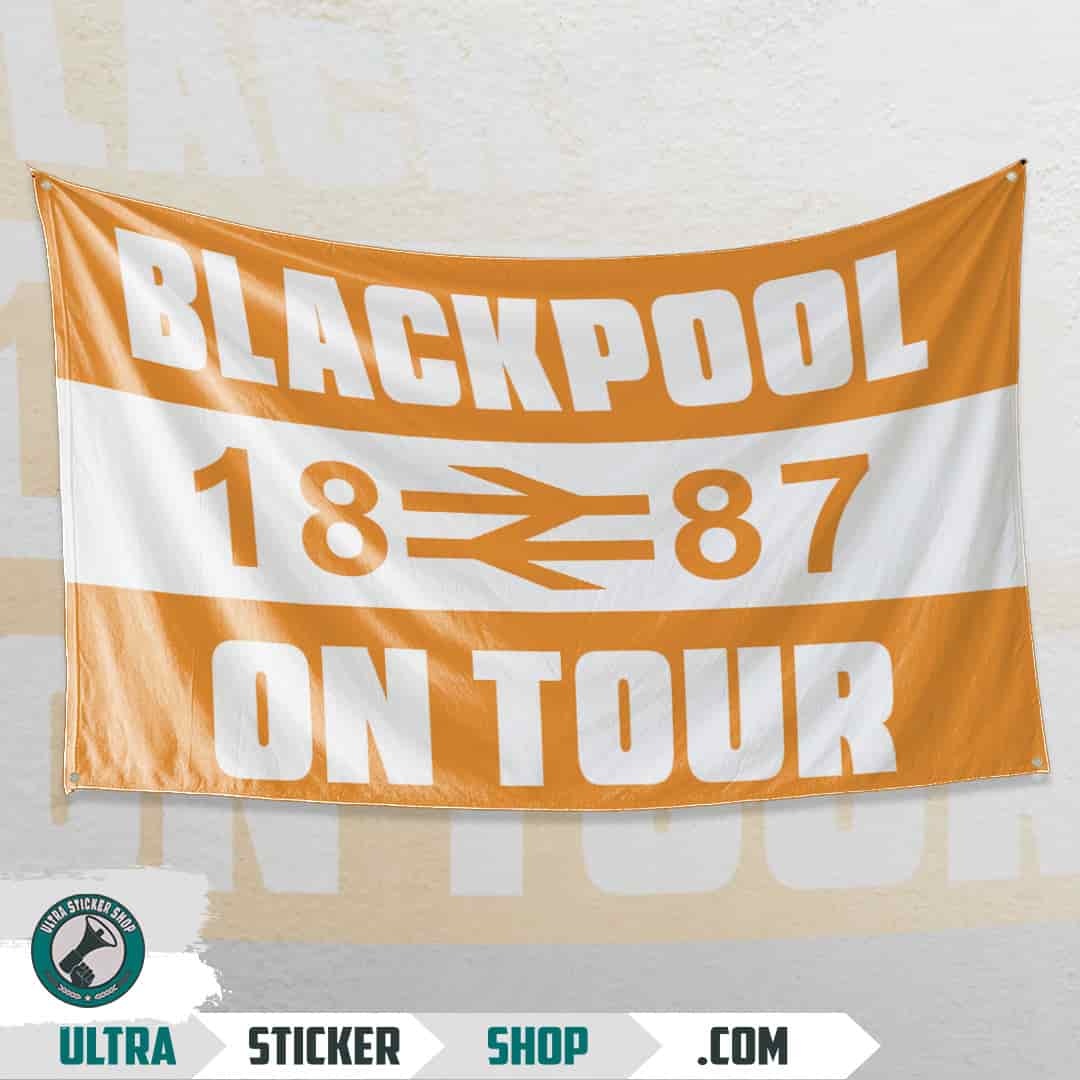 Blackpool 1887 on tour Flag
