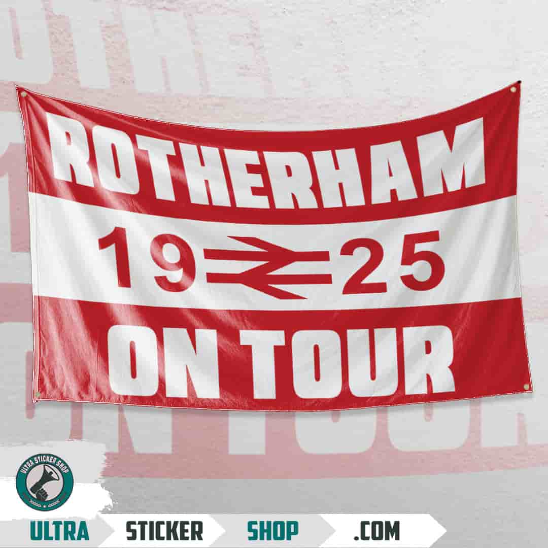 Rotherham 1925 on tour Flag