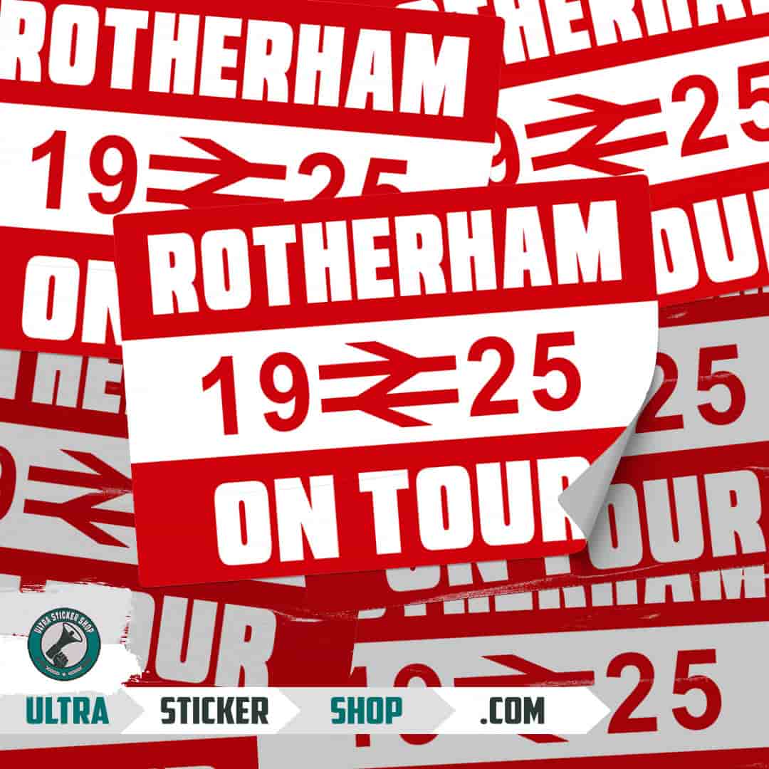 Rotherham 1925 on tour Stickers