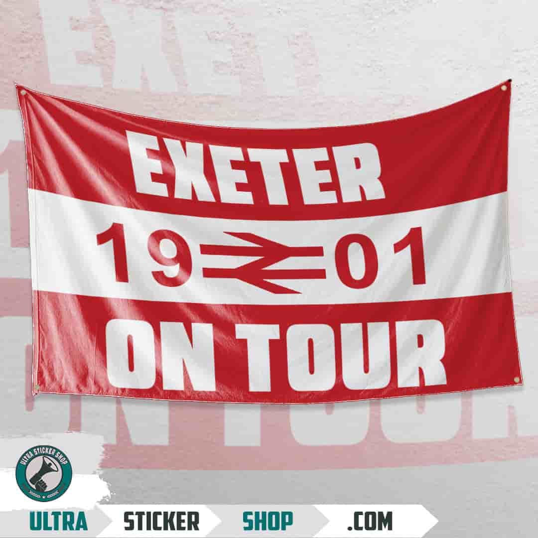 Exeter 1901 on tour Flag