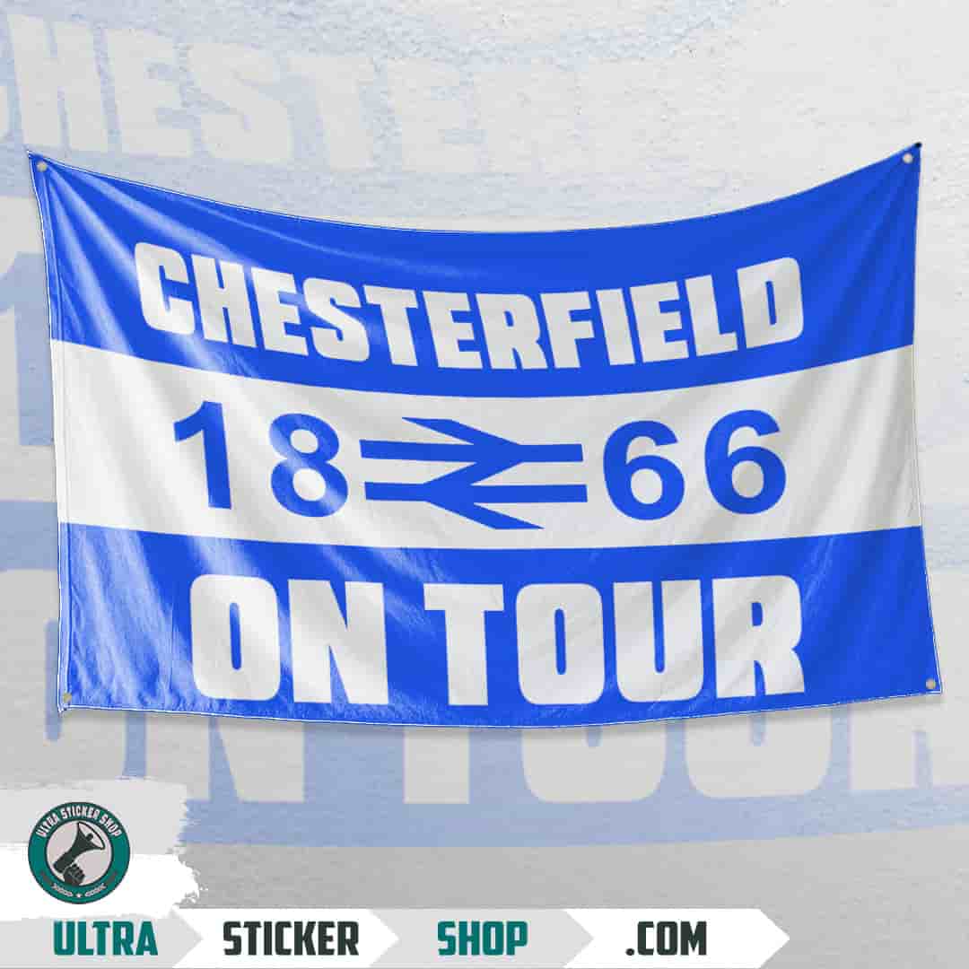 Chesterfield 1866 on tour Flag