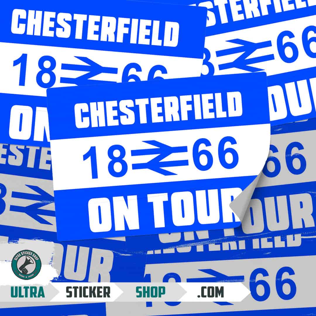 Chesterfield 1866 on tour Stickers