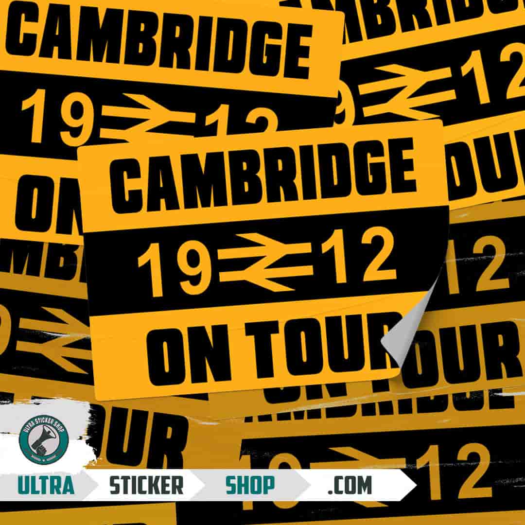 Cambridge 1912 on tour Stickers