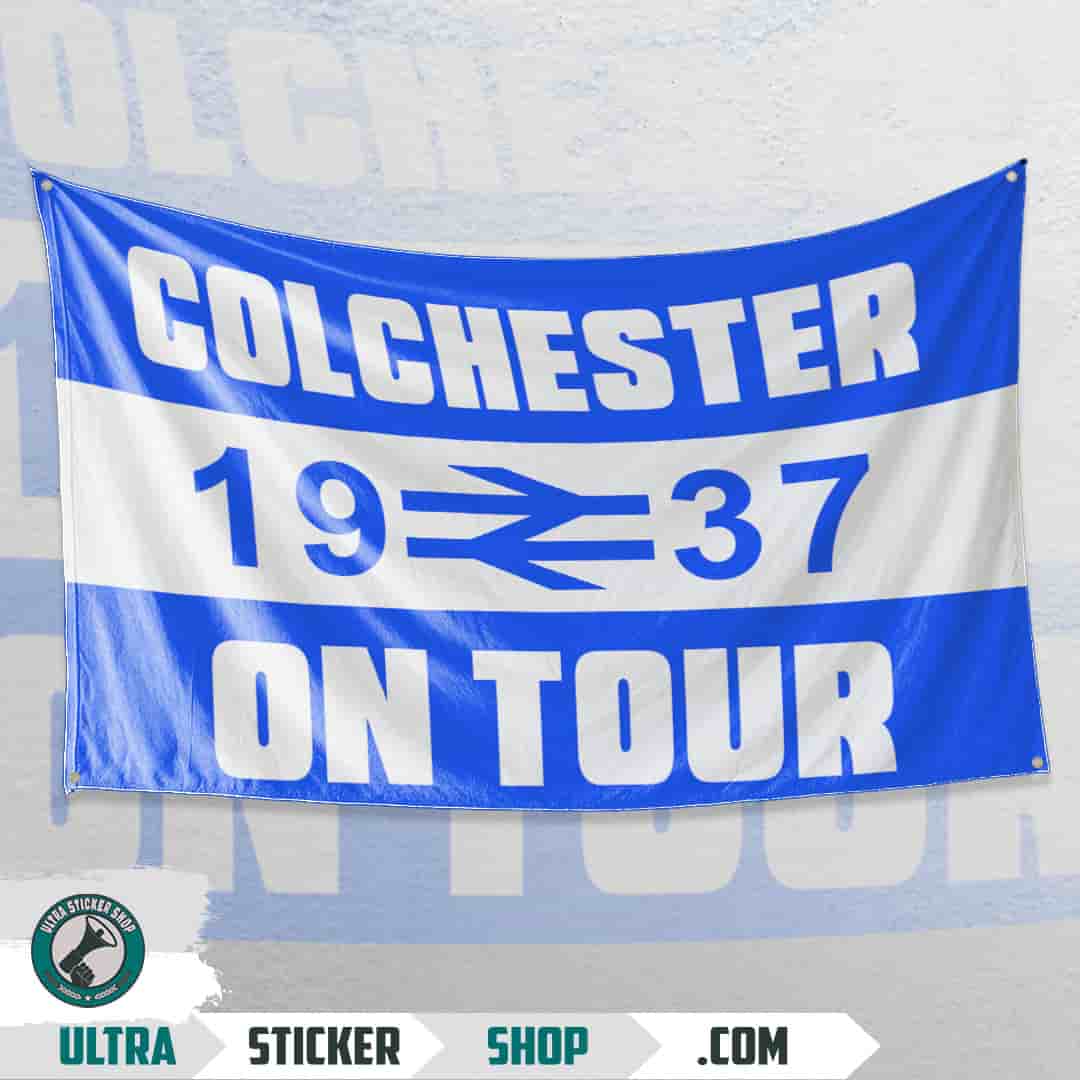Colchester 1937 on tour Flag