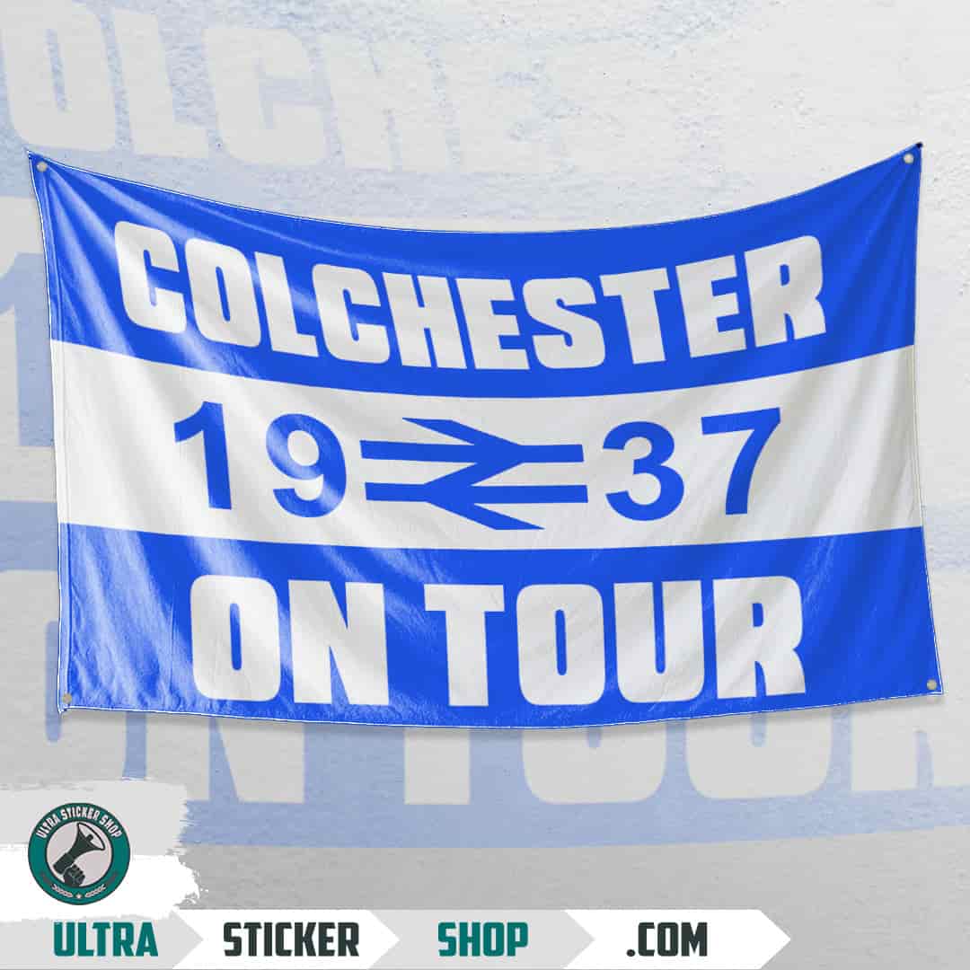 Colchester 1937 on tour Flag