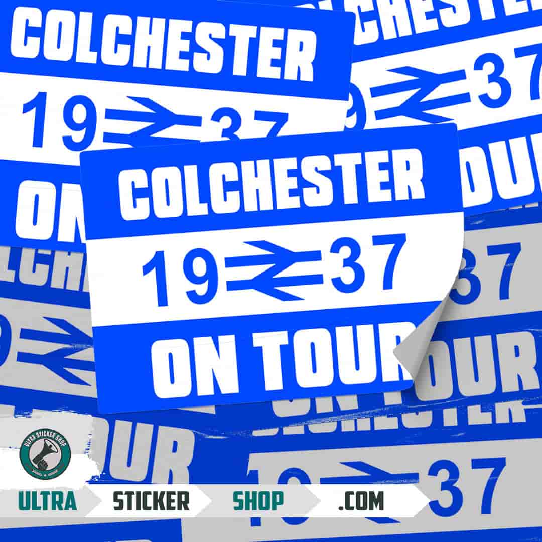 Colchester 1937 on tour Stickers