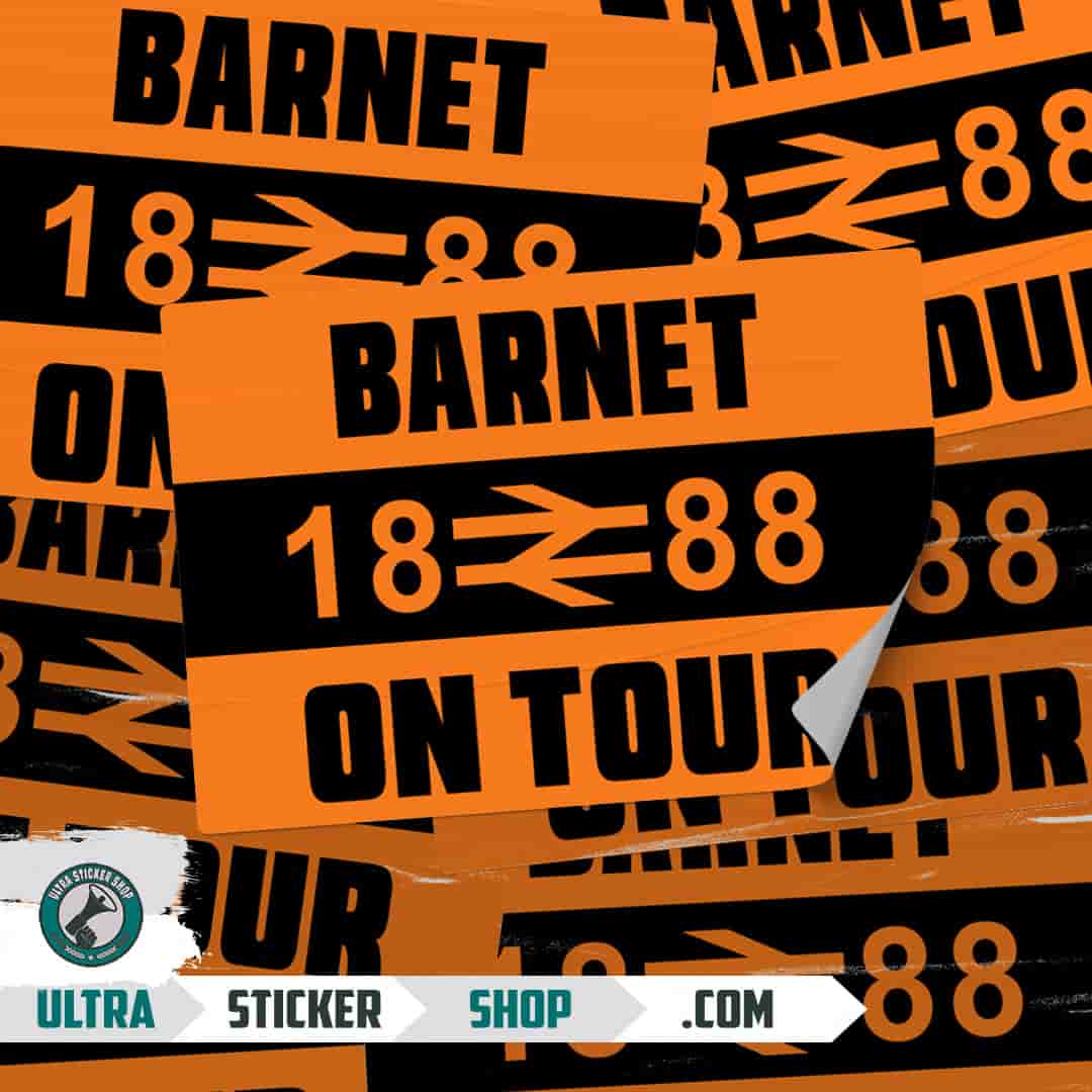 Barnet 1888 on tour Stickers