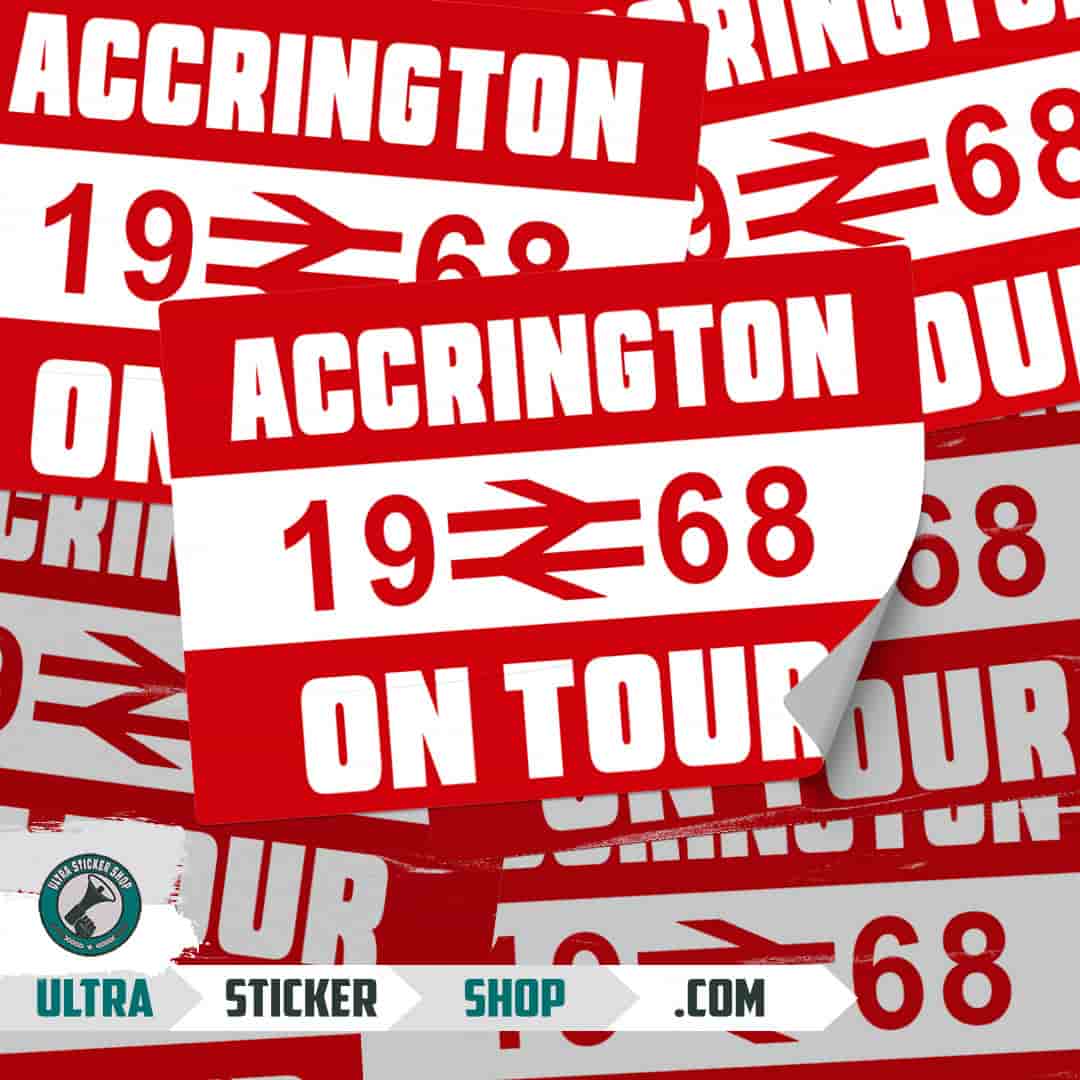 Accrington 1968 on tour Stickers