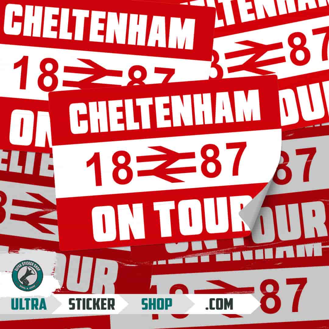Cheltenham 1887 on tour Stickers