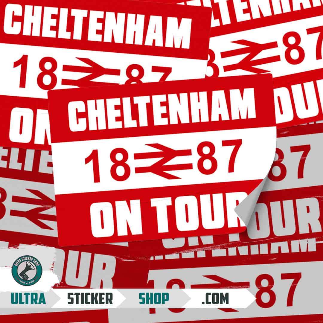 Cheltenham 1887 on tour Stickers