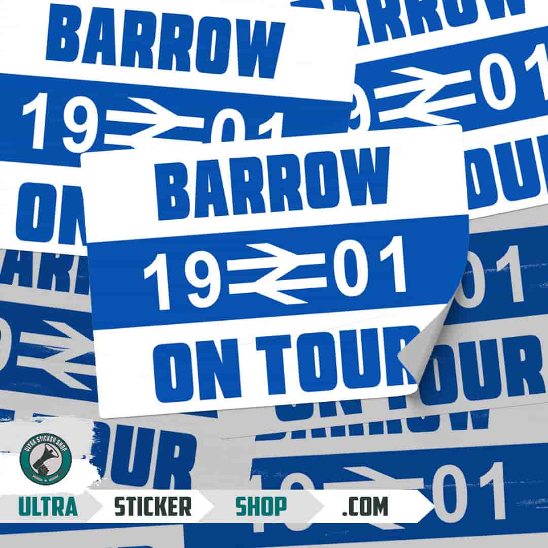 Barrow 1901 on tour Stickers