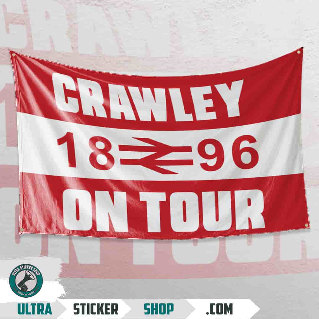 Crawley 1896 on tour Flag