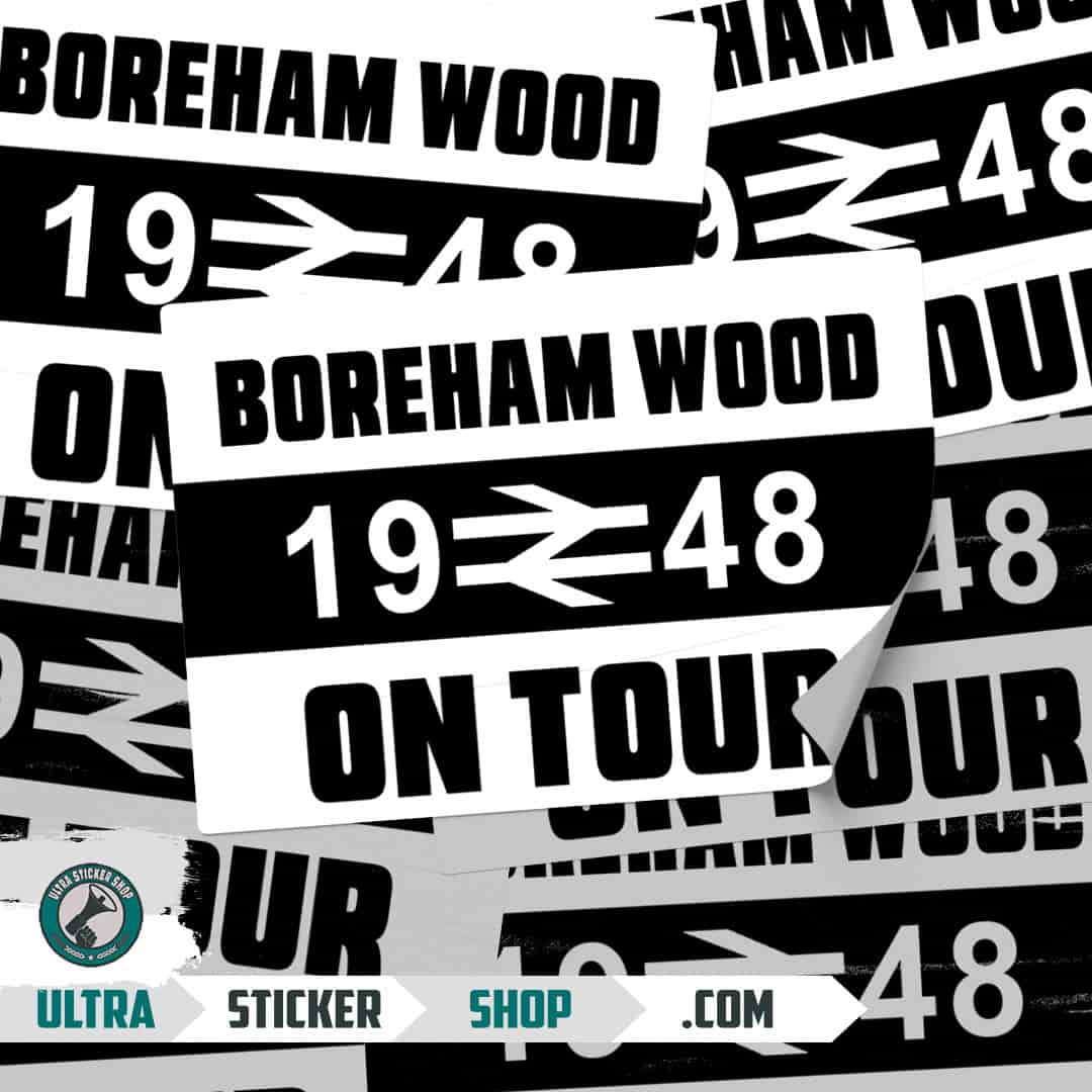 Boreham Wood 1948 on tour Stickers