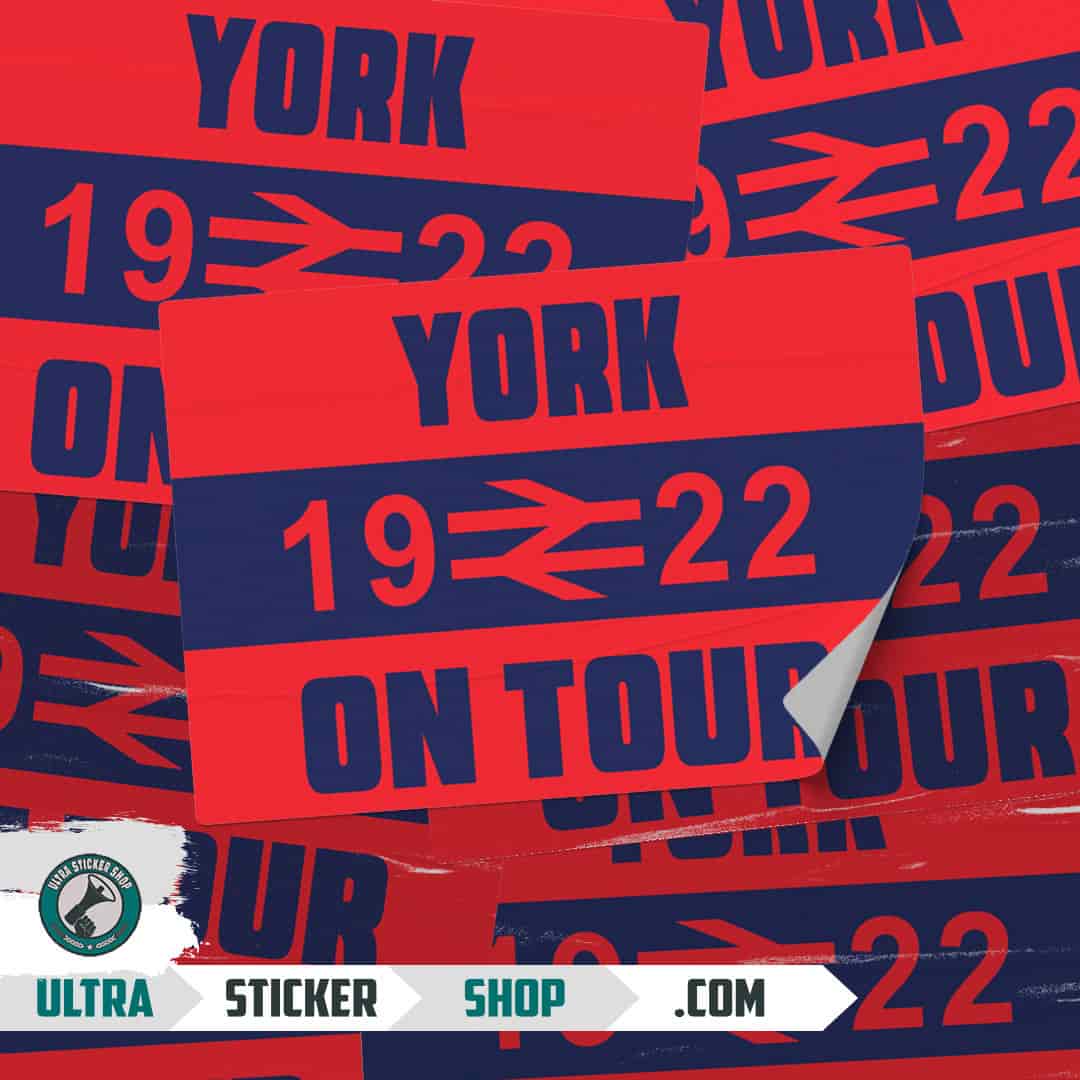 York 1922 on tour Stickers