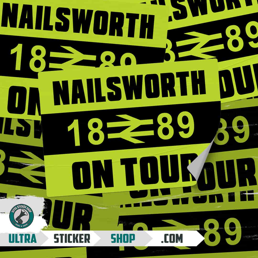 Nailsworth 1889 on tour Stickers