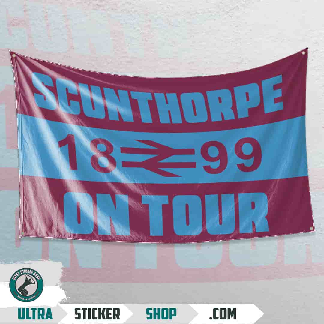 Scunthorpe 1899 on tour Flag