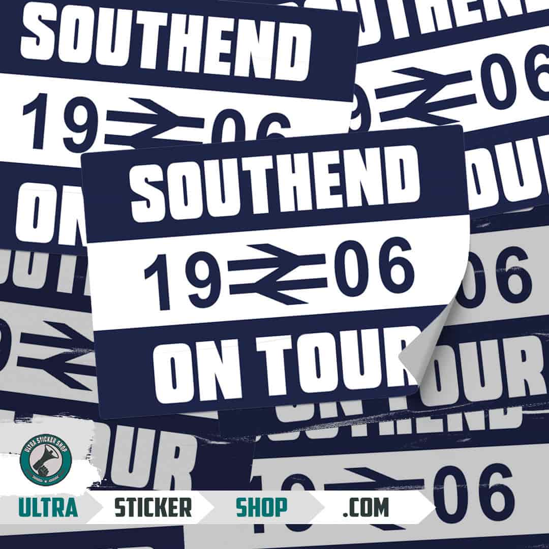 Southend 1906 on tour Stickers