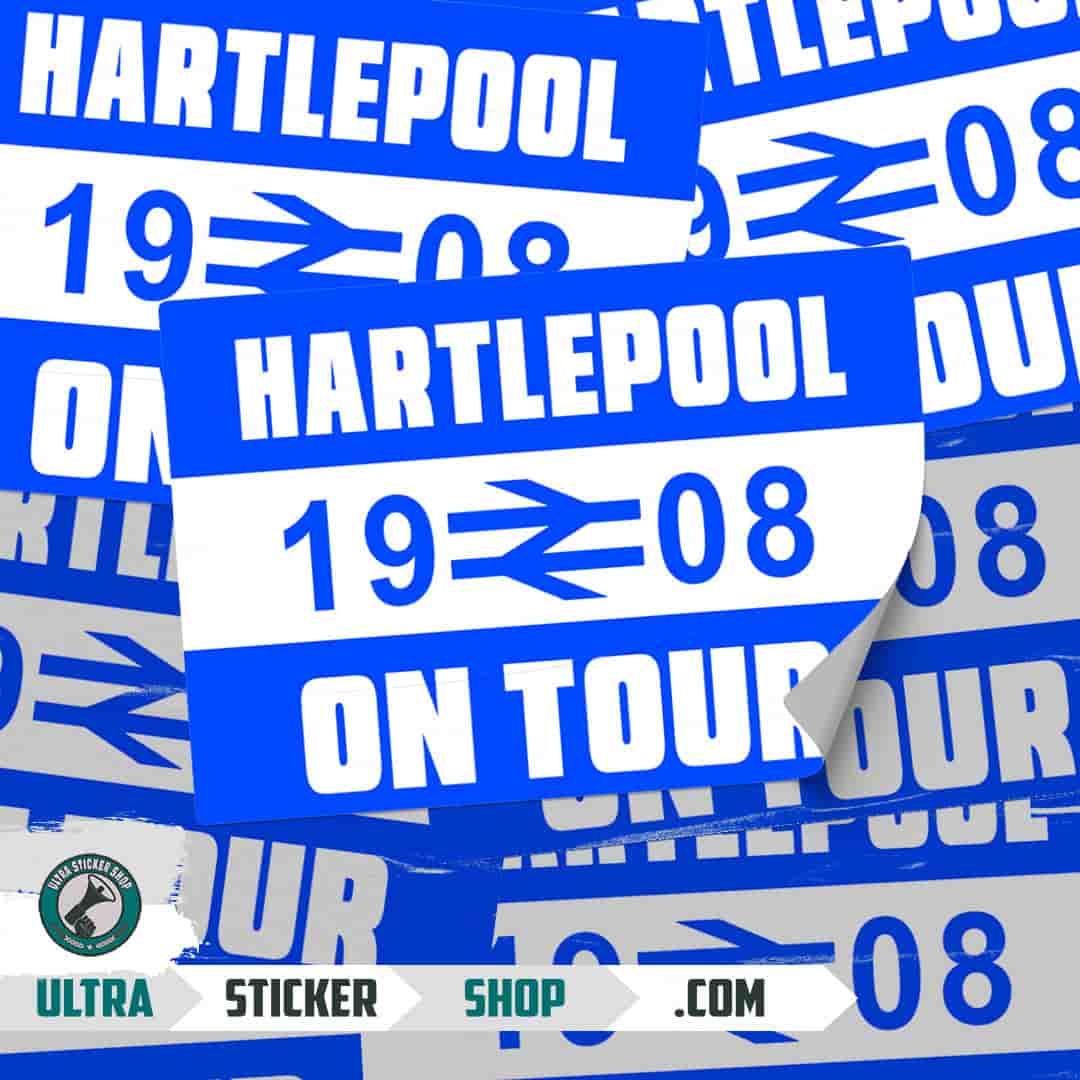 Hartlepool 1908 on tour Stickers