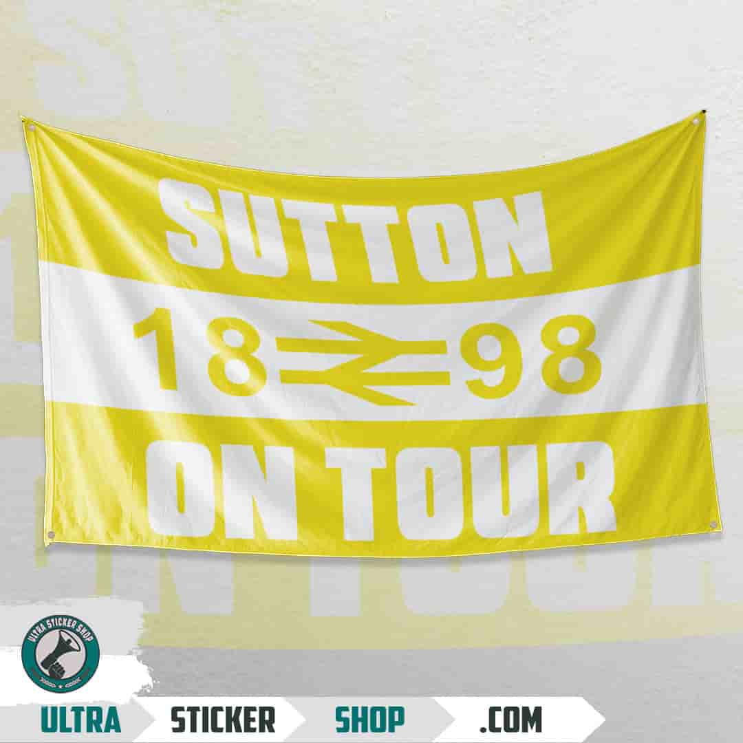 Sutton 1898 on tour Flag