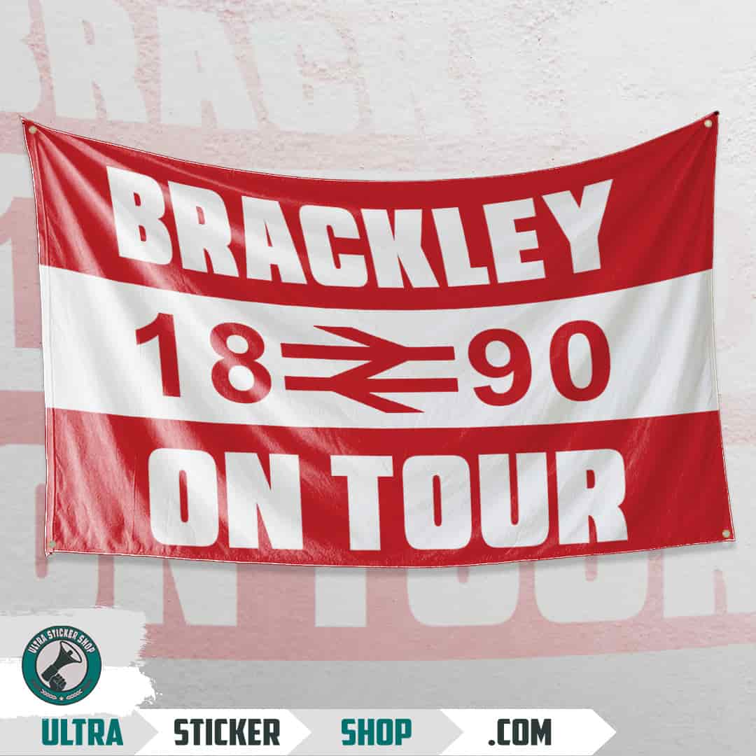 Brackley 1890 on tour Flag