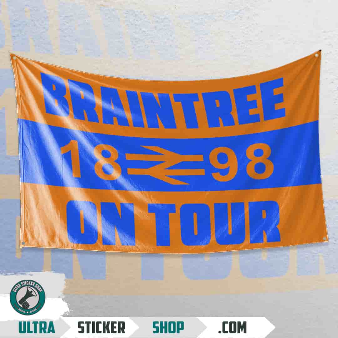 Braintree 1898 on tour Flag
