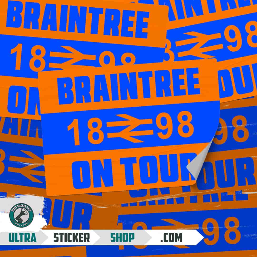 Braintree 1898 on tour Stickers