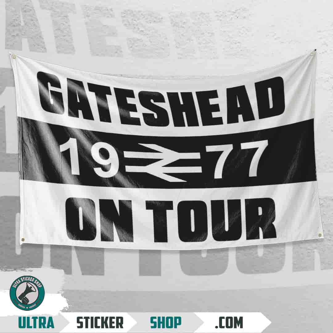 Gateshead 1977 on tour Flag