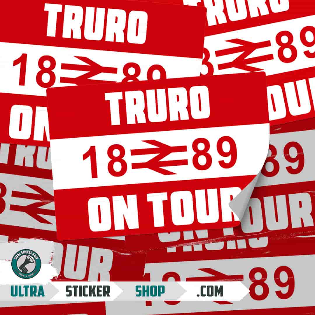 Truro 1889 on tour Stickers