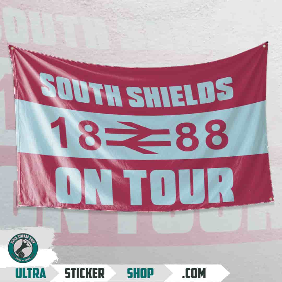 South Shields 1888 on tour Flag