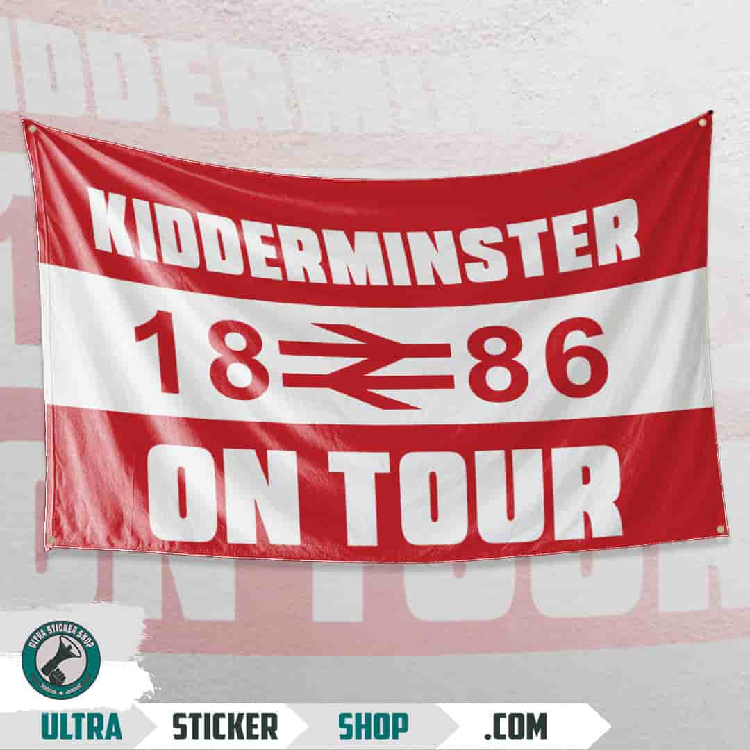 Kidderminster 1886 on tour Flag