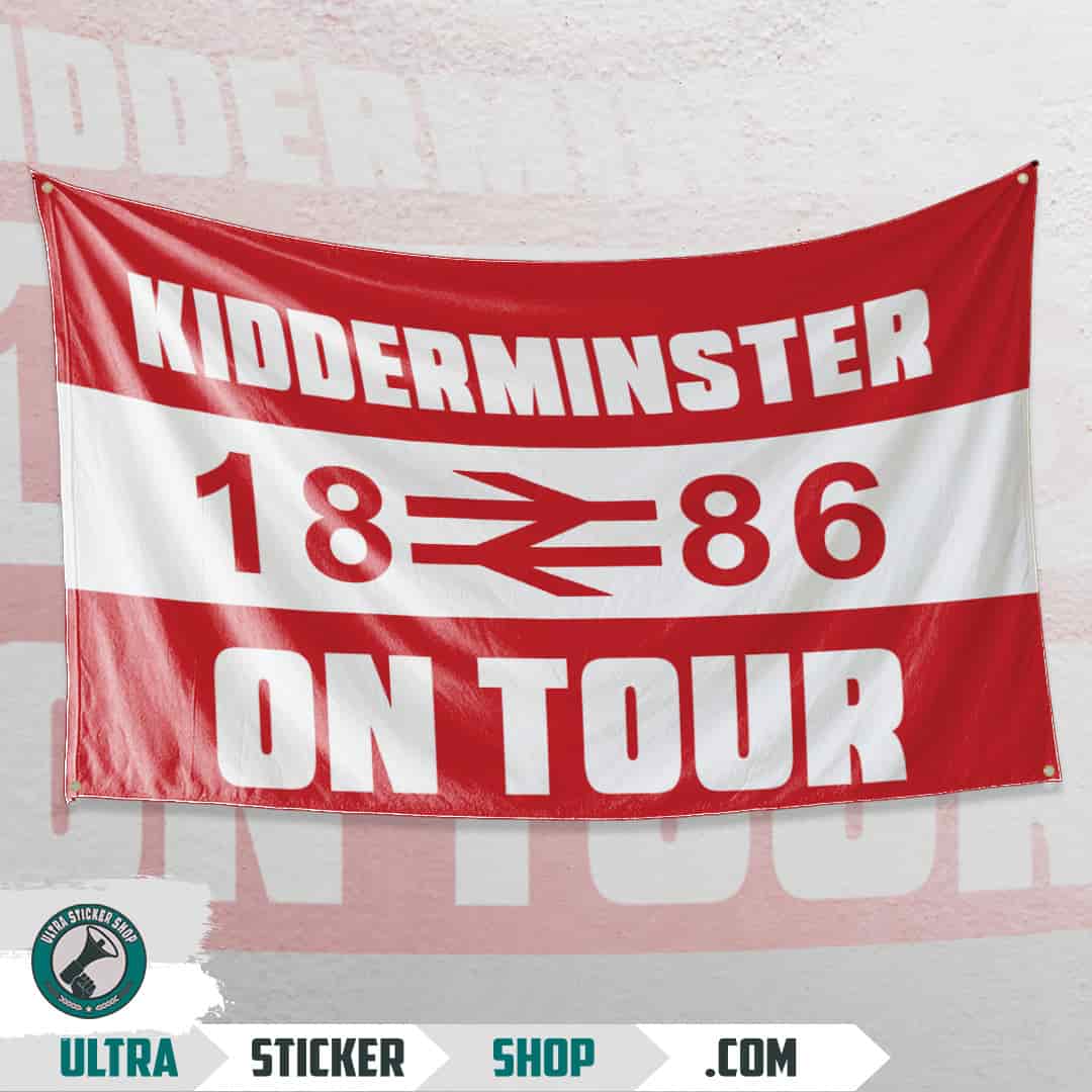 Kidderminster 1886 on tour Flag